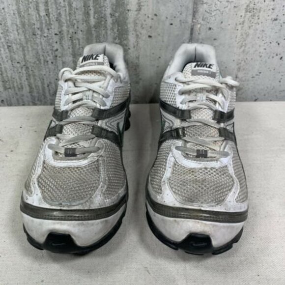 Nike Navina 3 Shox Women’s Size 8.5 343663-103 White/Newsprint-Metallic Pewter - Picture 2 of 10